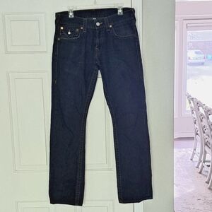 True Religion Dark Wash Flap World Tour Straight Leg Mens Denim Jeans. Size 32.